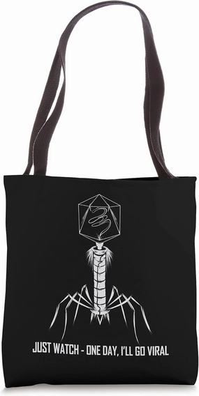 Microbiology Virus Biology Virology Viral Bacteriophage Tote Bag