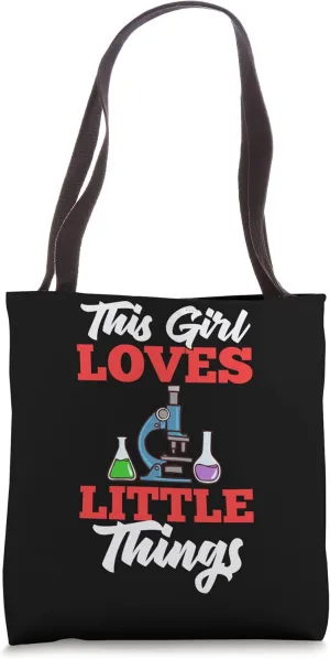 Microscope Microbiology Laboratory Biology Science Tote Bag