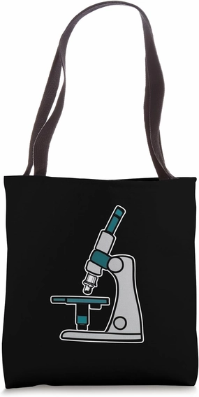 Microscope Microbiology Tote Bag