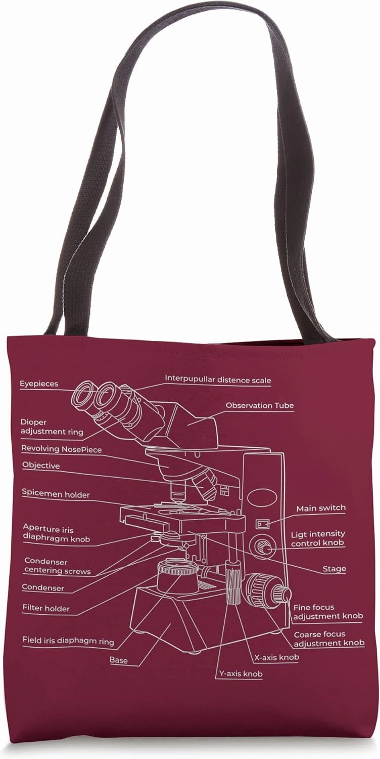 Microscope Science Technician Lab Technician Tote Bag