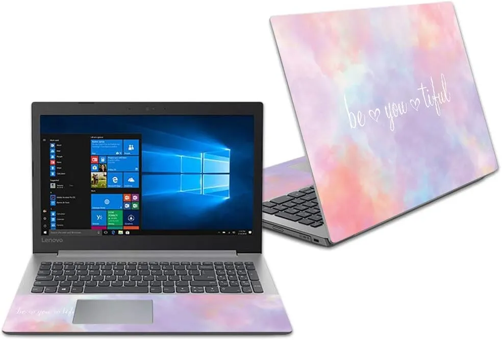 Mightyskins Skin Compatible with Lenovo Ideapad 330 15" (2018) - BeYouTiful | Protective, Durable, and Unique Vinyl Decal Wrap Cover | Easy to Apply, Remove, and Change Styles | Made in The USA