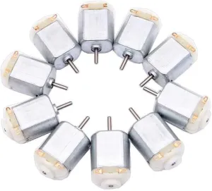 Mini Electronic Starter 10Pcs 130 Micro DC Electronic Starter 3V-6V 8000RPM Miniature Electric Electronic Starter Four-Wheel Electronic Starter Small DIY Hobbies Smart Car Motors