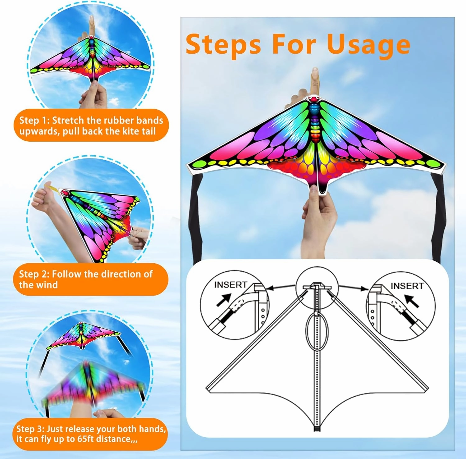 Mini Kites for Boys Girls 3-5 6 7 8 Gift, Finger Launcher Kites Easy to Fly Ejection Kite for Kids Teens Ages 4-18 Beach Park Backyard Outdoor Sports Flying Toys