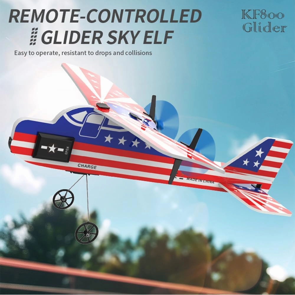 Mini RC Plane for Beginners, Kids and Adults, 2.4GHz 2CH Remote Control Airplane with Led Lights, RC Foam Airplanes with 6-axis Gyro Stabilize, Flying for Indoor and Outdoor
