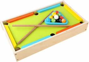 Mini Wooden Billiards Interactive Game Props for Early Learning Fun and Educational Supply for Present for Developing Patience and Skills