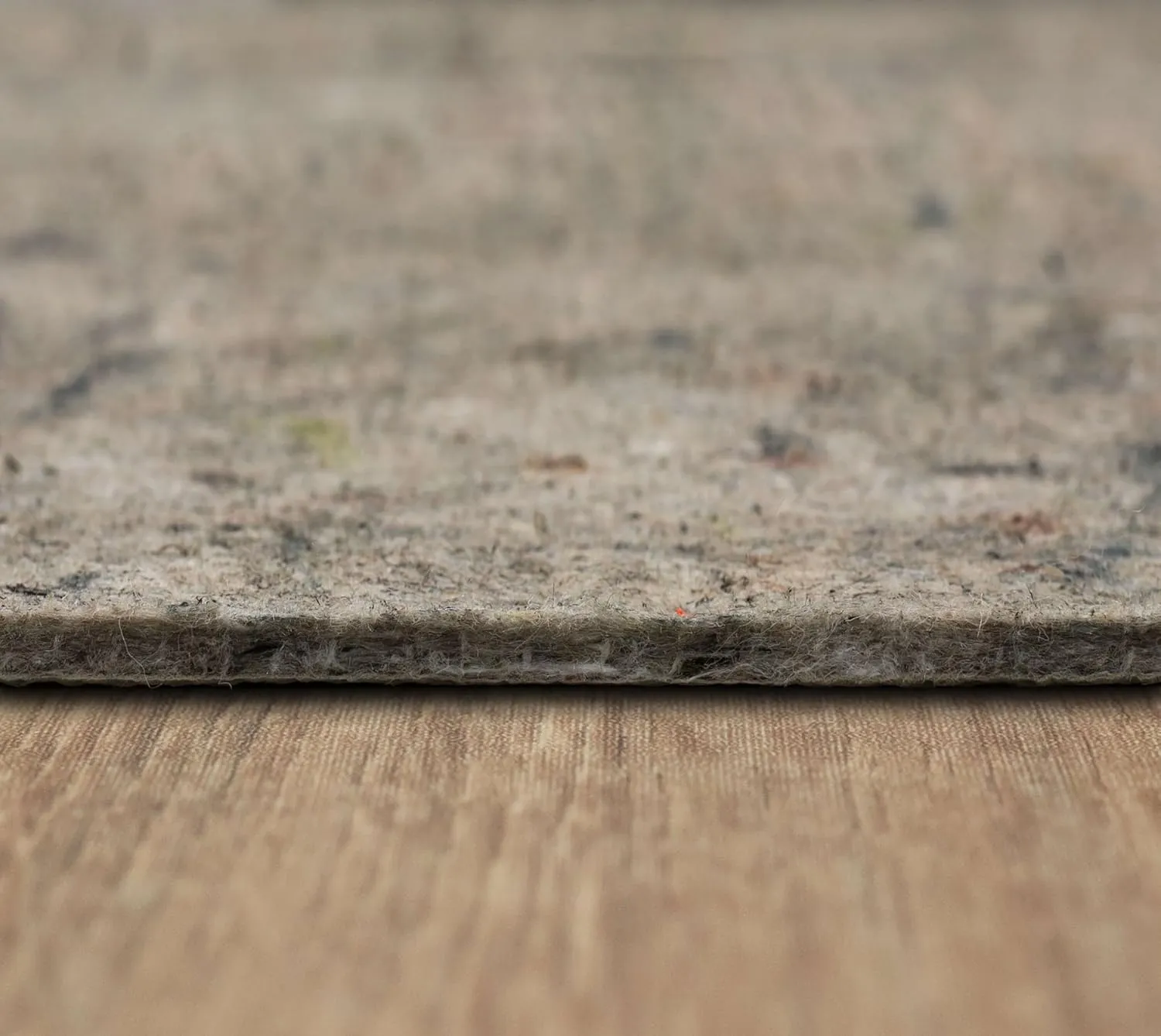 Mohawk Home 6' x 9' Non Slip Rug Pad Gripper 1/4 Thick Dual Surface Felt   Rubber Gripper - Safe for All Floors, Synthetic Fiber, Brown
