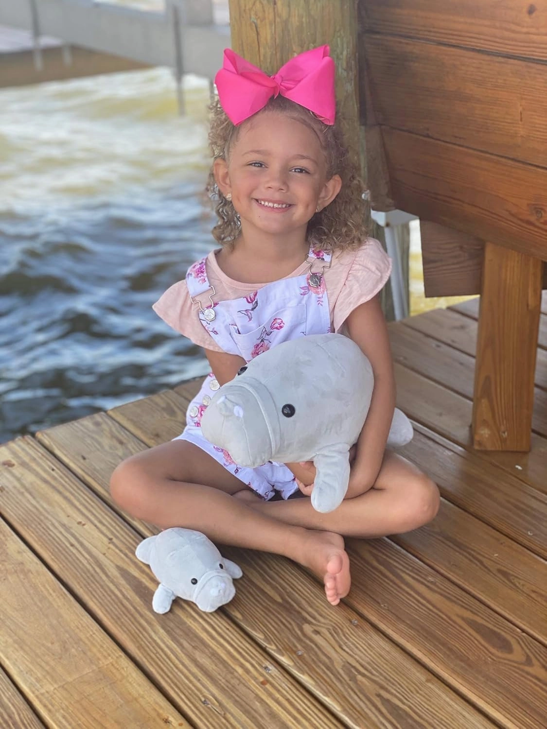 Mother and Baby Manatee Plush Toy Set | Super Soft Stuffed Animal | Cute Plushies for Kids’ Bedroom or Playroom | 15-in Manatee Stuffed Animals for Girls & Boys | Sea Animal Toys by Exceptional Home