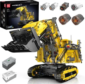 Mould King 17070 App Control Large Excavator Building Kit, RC Diggers Construction Set, Mining Excavator Construction Vehicle Building Blocks for Adults (4767 Pieces)