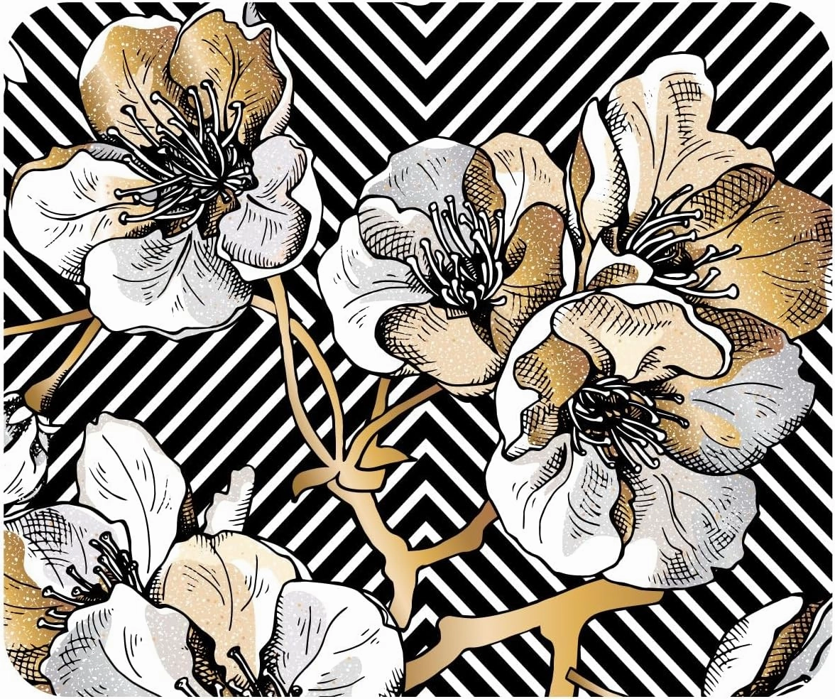 Mouse Pad, Fabric, Yale University Standard/Floral Pink