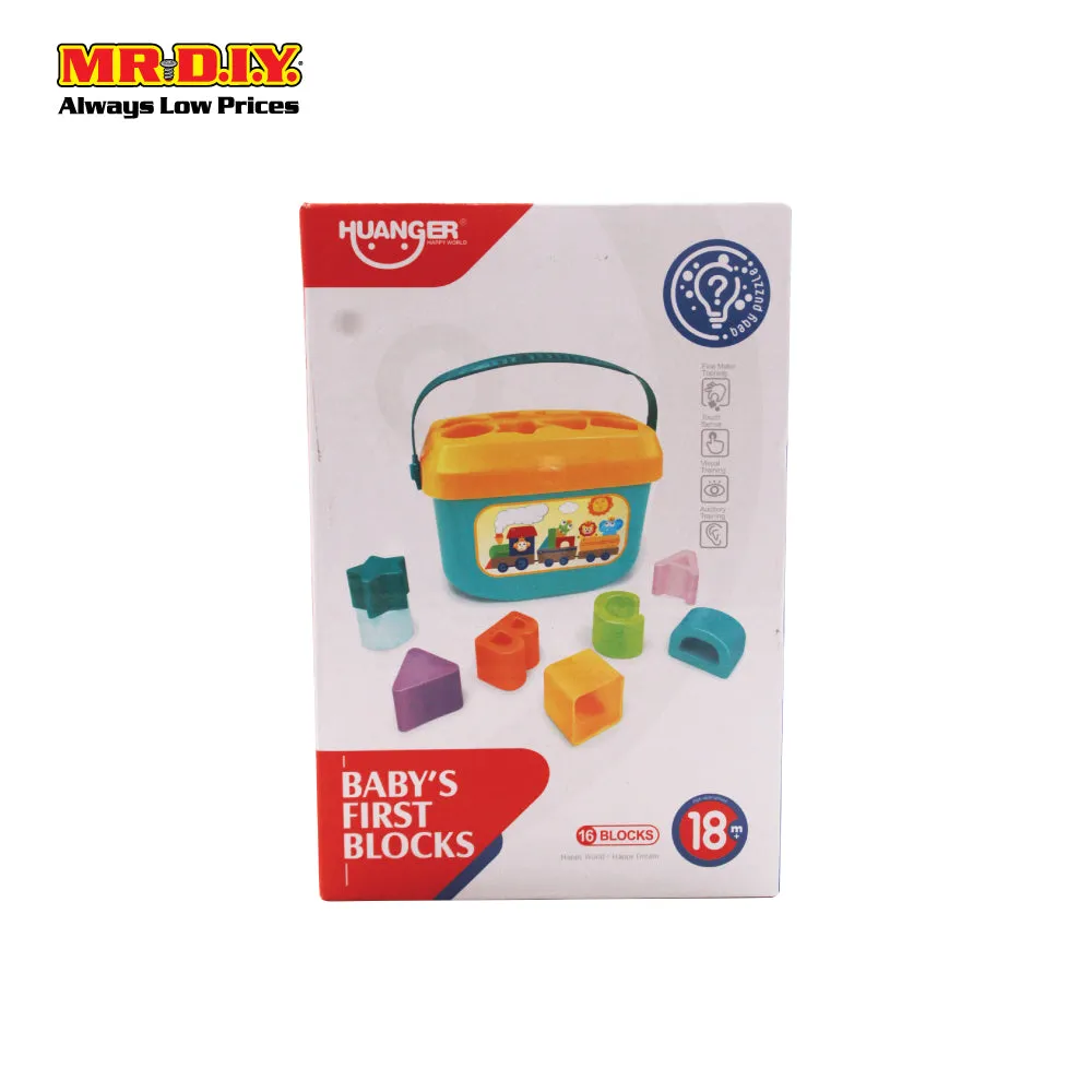 (MR. DIY) HUANGER Building Blocks Baby's First Block Playset