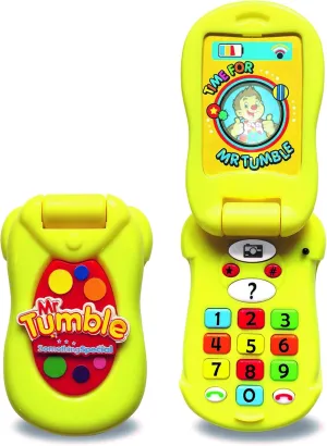 Mr Tumble Something Special Flip & Learn Toy Phone for Kids - Helps Child Development and Recognition Skills - Features Light Up Screen, Fun Sounds and Learning Activities, 18  Months