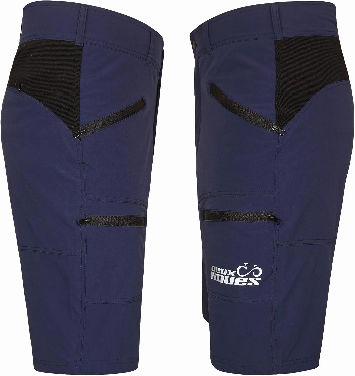 MTB Mountain Bike Shorts - The FIVER - 4D Padded Baggy Bicycle Cycling Biking Bike Shorts Loose-fit - 5 Zippered Pockets