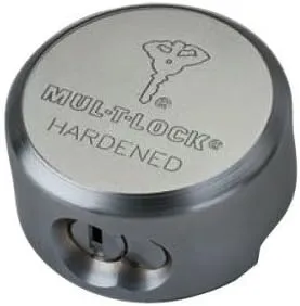 Mul-t-lock TR 100 "Hockey Puck" padlock (Keyed Alike)