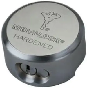 Mul-t-lock TR 100 "Hockey Puck" padlock (Keyed Alike)