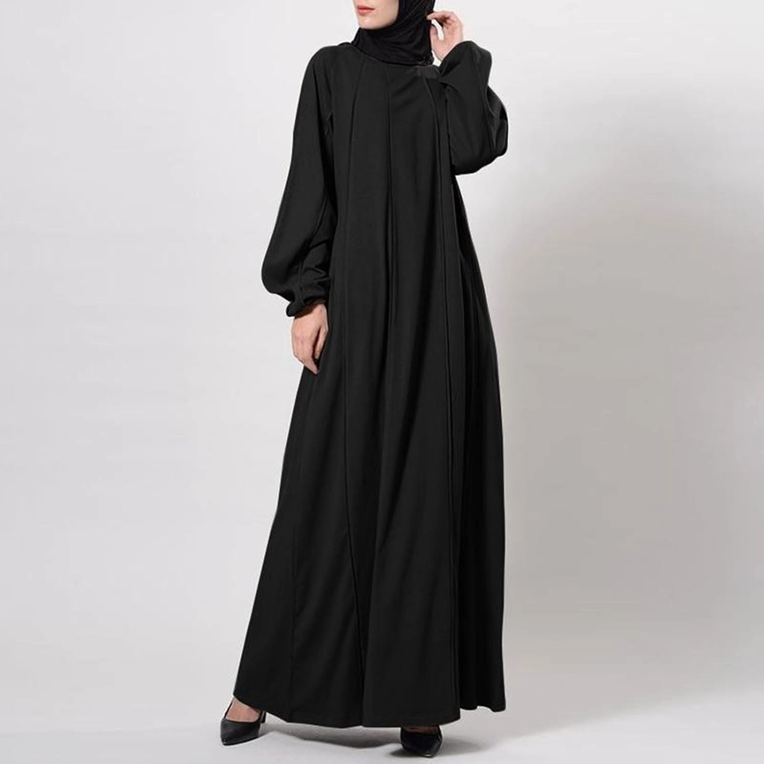 Muslim Dress for Women Classic Abaya Dress Dubai Robe Eid Prayer Clothes Islamic Muslim Robe Pakistani Kaftan Abaya