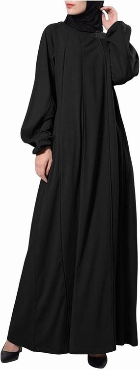 Muslim Dress for Women Classic Abaya Dress Dubai Robe Eid Prayer Clothes Islamic Muslim Robe Pakistani Kaftan Abaya