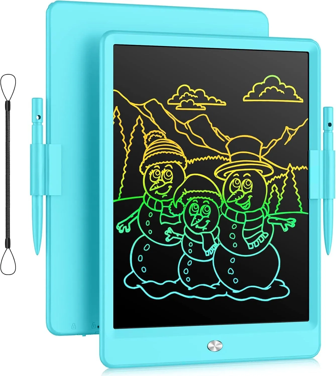 NALELI LCD Writing Tablet Doodle Board, 10inch Colorful Drawing Tablet Writing Pad, Kids Travel Essentials, Toddler Toys for 3 4 5 6 7 8 Year Old Girls Boys (Blue)