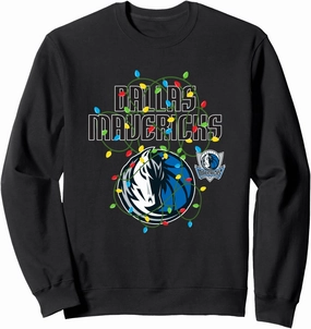 NBA Dallas Mavericks Christmas Lights Holiday Sweatshirt
