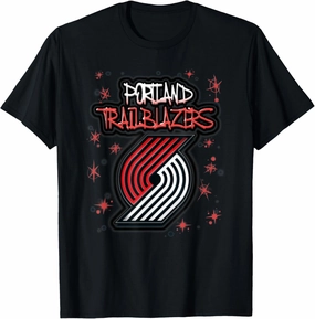NBA Portland Trail Blazers Airbrush Logo T-Shirt