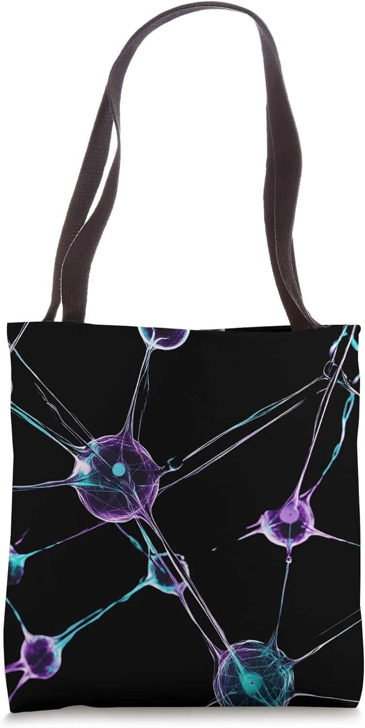 Neural Network Art Science Graphic Tote Bag