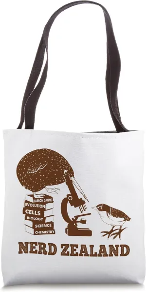 New Zealand Birds Funny science Nerd Tote Bag