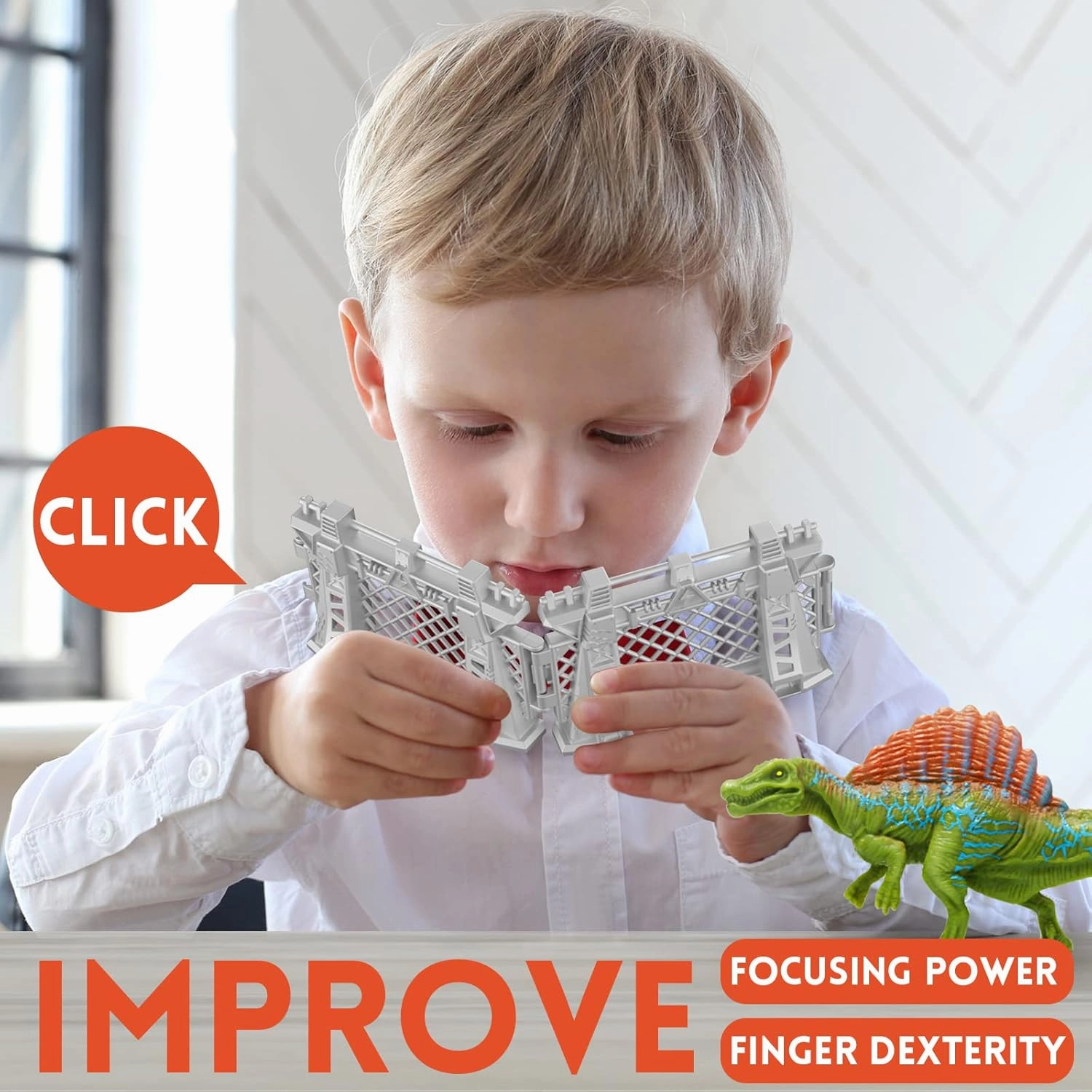 NEW Retails $89, Dinosaur Toys Transport Truck Playset for Kids, Red Tyrannosaurus Vehicle Carrier Truck Toys for 3 4 5 6 7 Years Old Kids, T-Rex Car Toy with 6 Dino Figures & Fences, Gift for Toddlers Boys Girls, Red