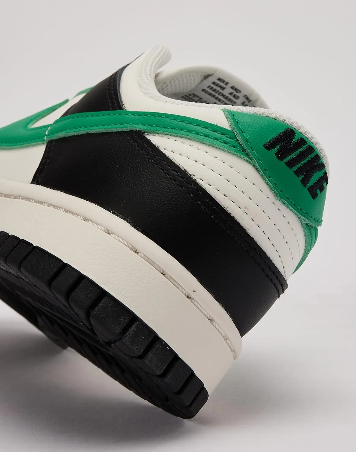 Nike Dunk Low Womens Casual Shoes (IB4363-133, White/Green)