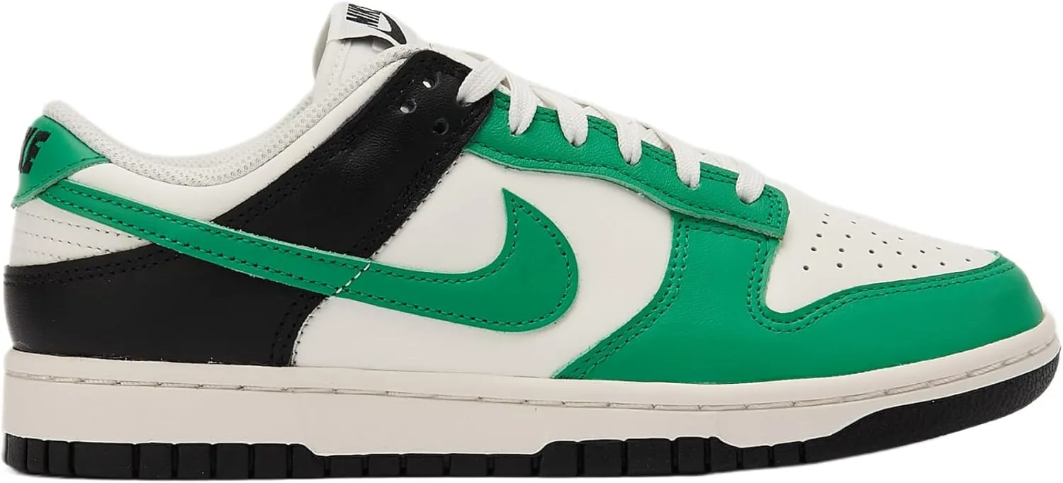 Nike Dunk Low Womens Casual Shoes (IB4363-133, White/Green)