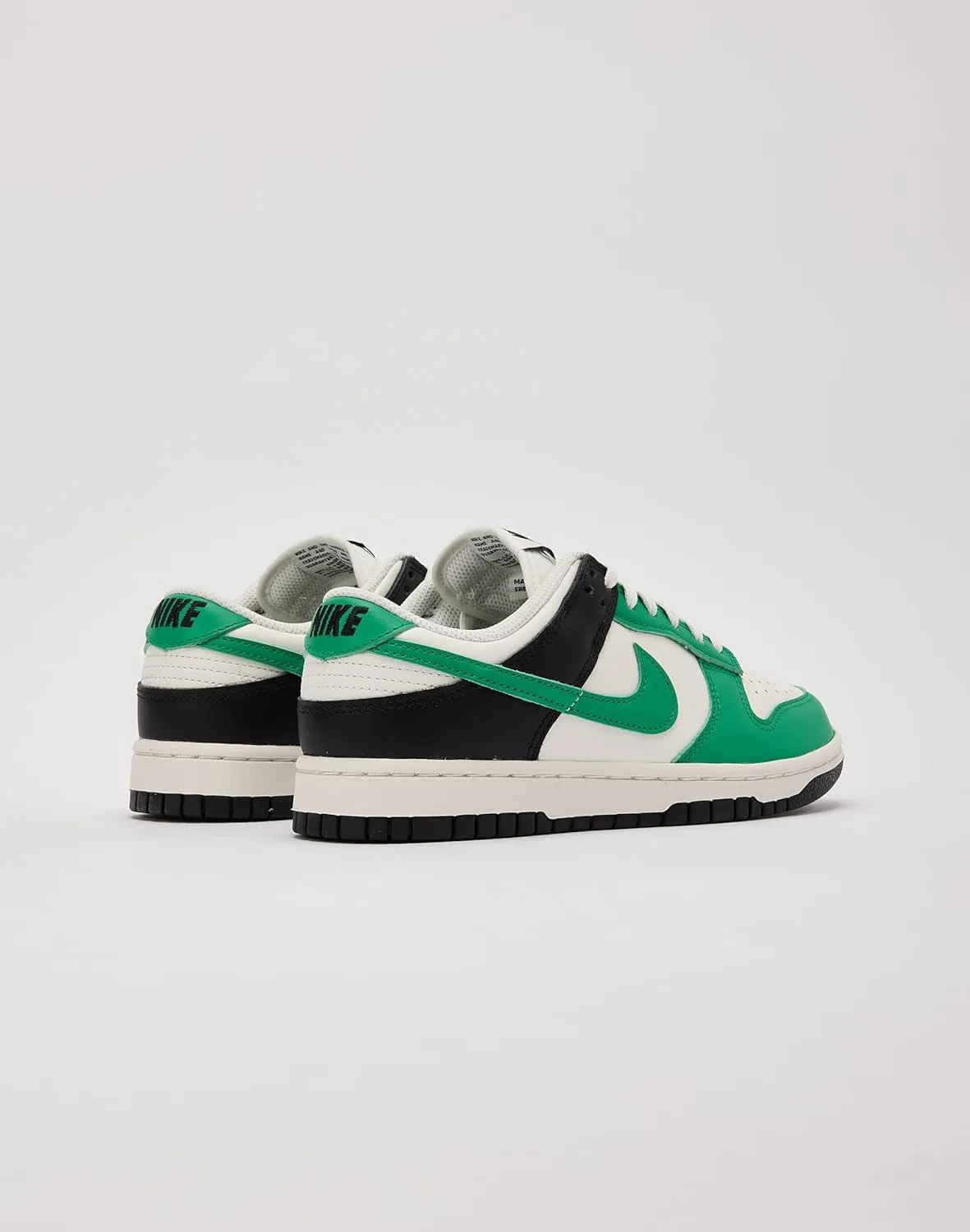 Nike Dunk Low Womens Casual Shoes (IB4363-133, White/Green)