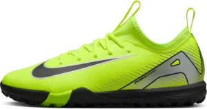 Nike Jr. Mercurial Vapor 16 Academy Little/Big Kids' TF Low-Top Soccer Shoes (FQ8284-700, Volt/Black)