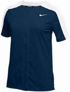 Nike Boy's Full-Button Vapor Baseball Jersey