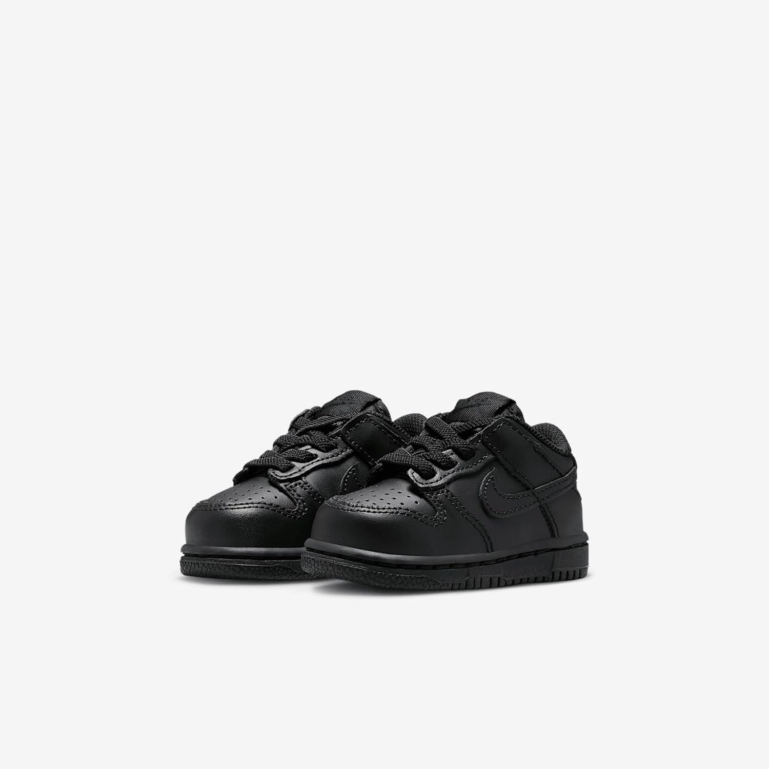 Nike Dunk Low Baby/Toddler Shoes (FB9107-009, Black/Black/Black)
