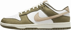 Nike Dunk Low Retro Premium Men's Shoes (FQ8250-200, Medium Olive/Summit White/Sail/Hemp) Size 13