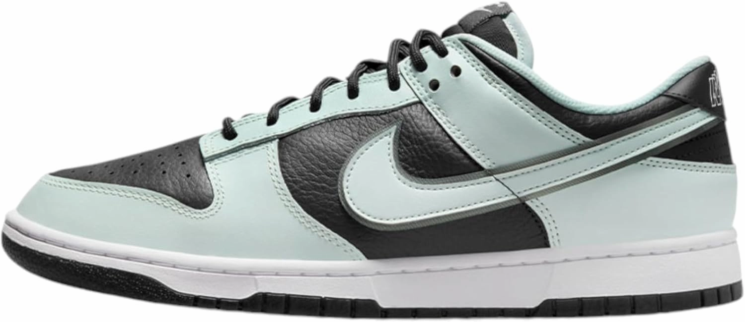 Nike Dunk Low Retro Premium Men's Shoes (FZ1670-001, Dark Smoke Grey/White/Barely Green) Size 9
