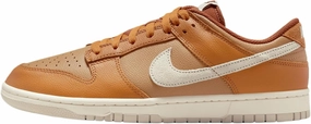 Nike Dunk Low Retro SE Men's Shoes (HJ9121-815, Monarch/Flax/Dark Russet/Light Orewood Brown) Size 10.5