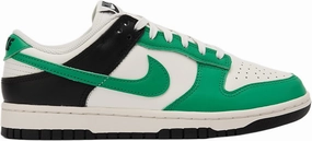 Nike Dunk Low Womens Casual Shoes (IB4363-133, White/Green)