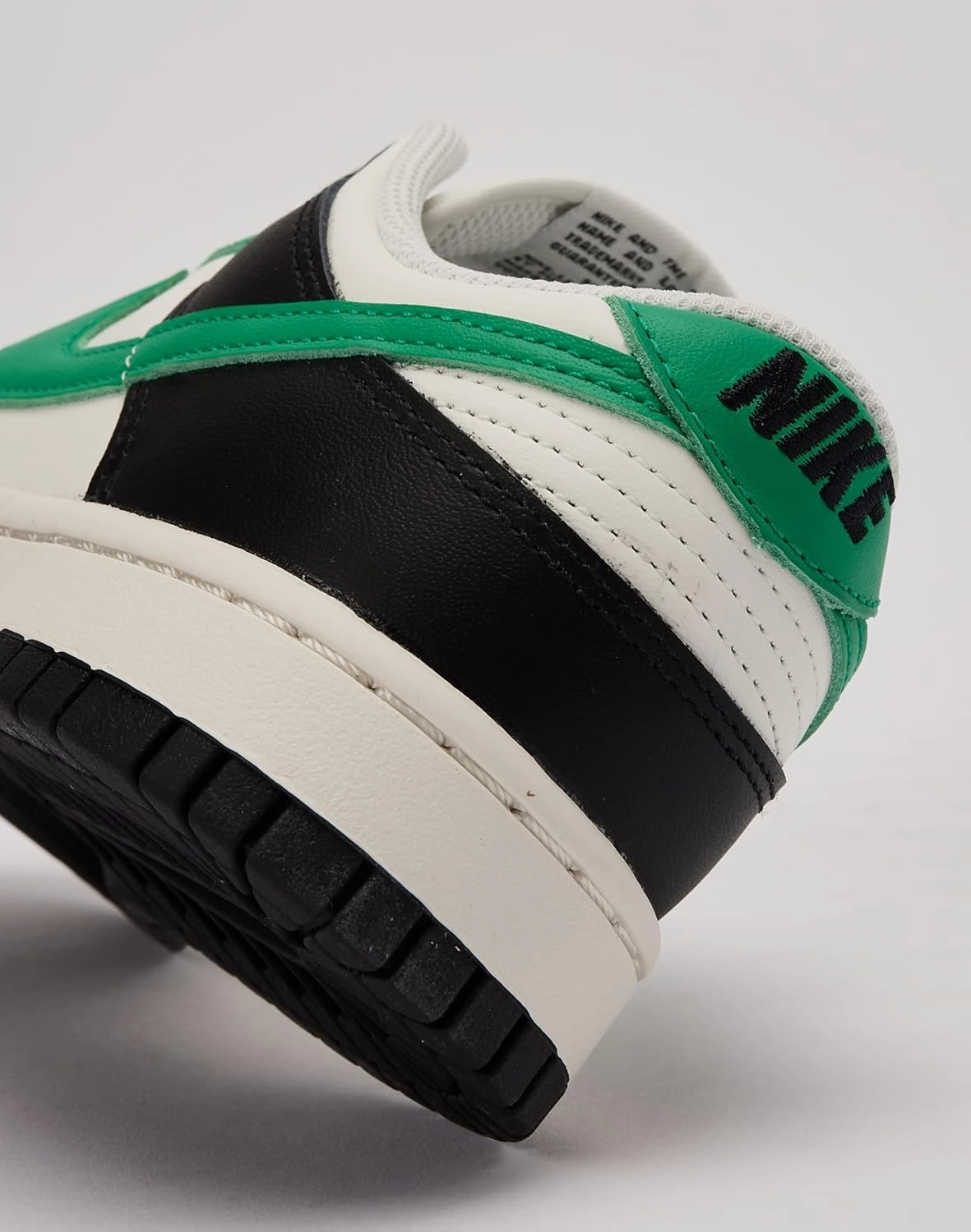 Nike Dunk Low Womens Casual Shoes (IB4363-133, White/Green)