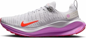 Nike InfinityRN 4 Men's Road Running Shoes (DR2665-011, Vast Grey/Hyper Violet/Bright Crimson) Size 11.5