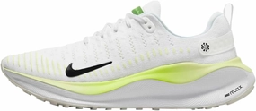 Nike InfinityRN 4 Men's Road Running Shoes (DR2665-101, White/Light Lemon Twist/Volt/Black) Size 9