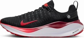 Nike InfinityRN 4 Men's Road Running Shoes (Extra Wide) (FN0881-007, Black/Team Red/White/Fire Red) Size 8