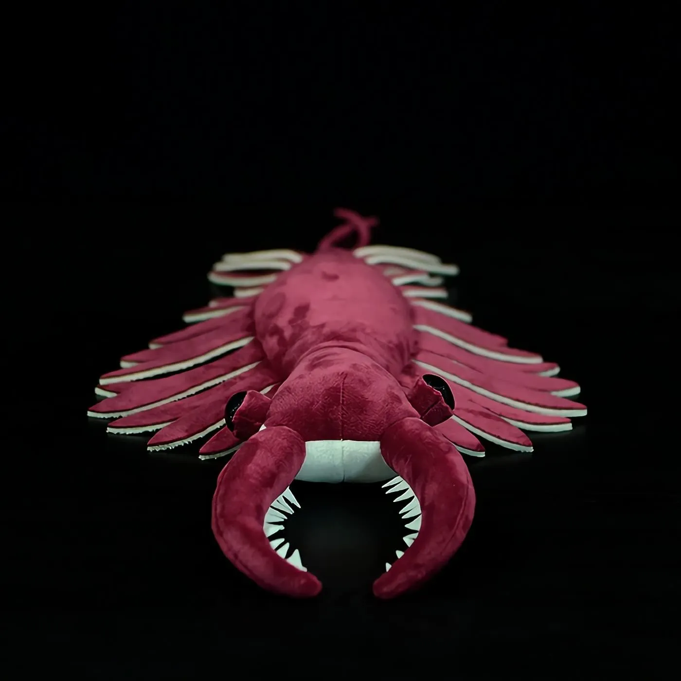Nohito 20'' Realistic Anomalocaris Plush Toy Ancient Animal Broom-Shaped Shrimp Stuffed Animal Cambrian Creature Plushie Pillow Doll (20'', Anomalocaris)