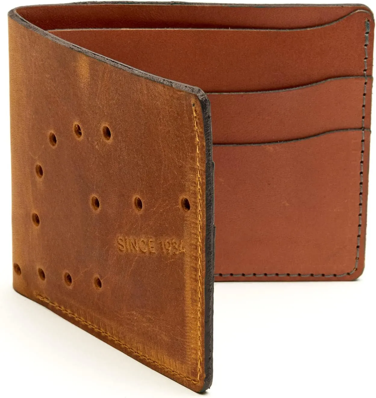 NOKONA Ballglove Leather Wallet | Made with Genuine American Baseball Glove Leather | Made in The USA and Customizable