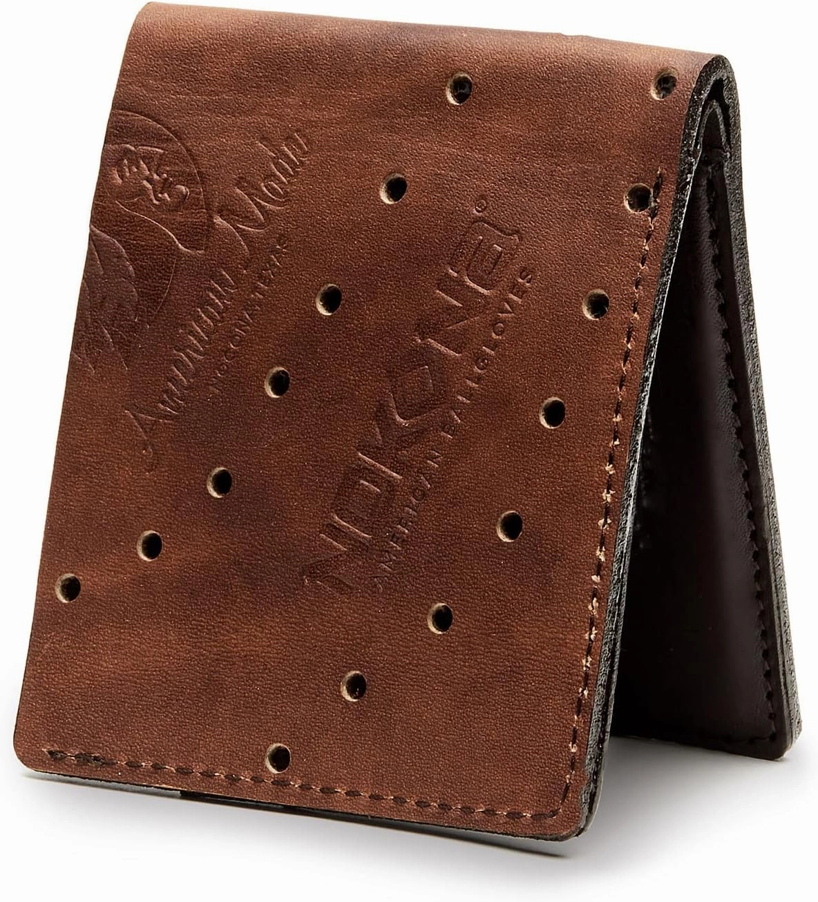 NOKONA Ballglove Leather Wallet | Made with Genuine American Baseball Glove Leather | Made in The USA and Customizable