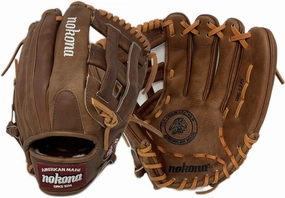 Nokona Walnut 12.75 Outfield Baseball Glove WB-1275H Right Hand Throw H Web