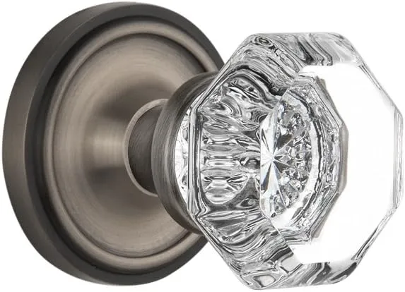 Nostalgic Warehouse Classic Rosette Waldorf Octagonal Round Door Knob