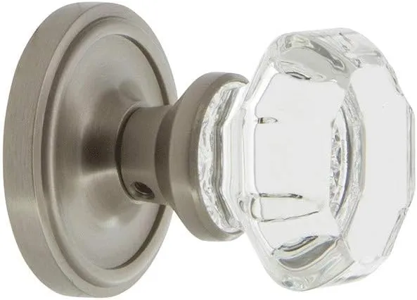 Nostalgic Warehouse Classic Rosette Waldorf Octagonal Round Door Knob