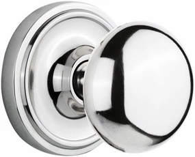 Nostalgic Warehouse Classic Rosette with New York Round Door Knob