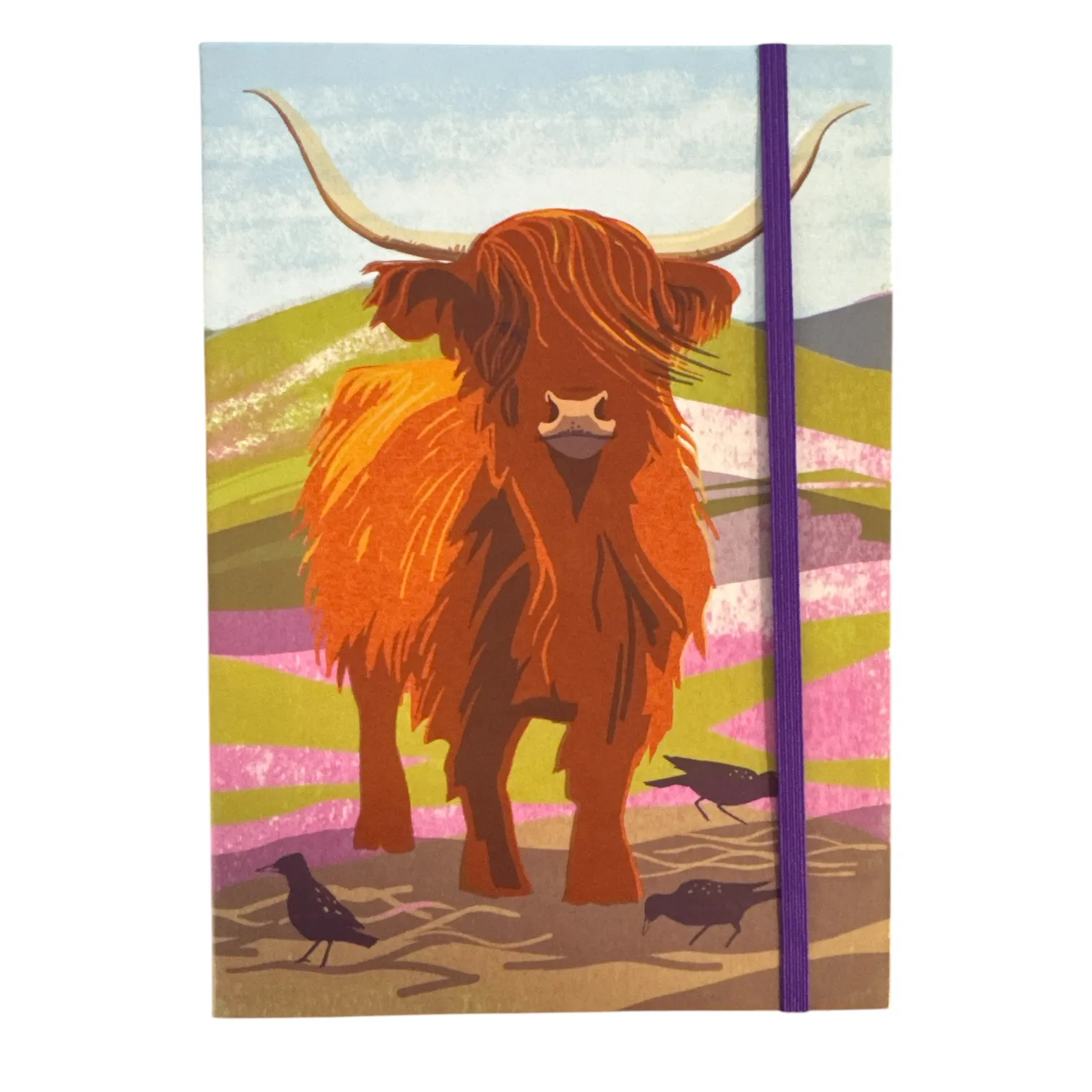 Notepad Highland Cow A5