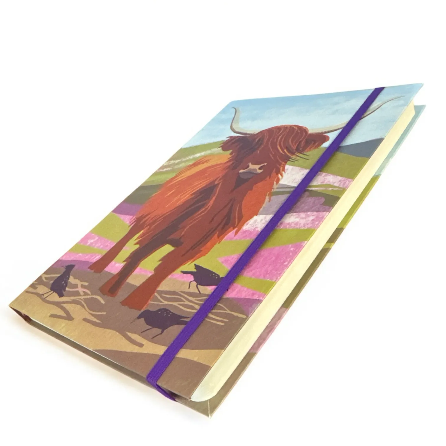 Notepad Highland Cow A5