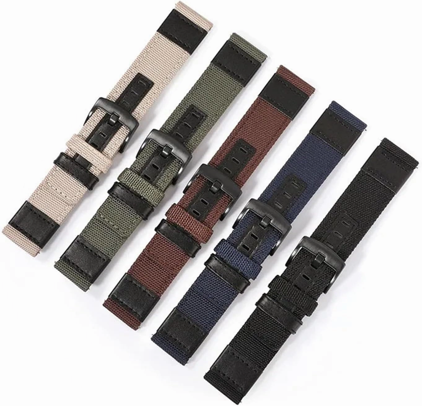 Nylon Watch Strap 20mm 22mm Universal Watch Band Bracelet Replacement Accessories